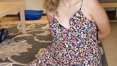 Girl duct taped and touched - 13 image