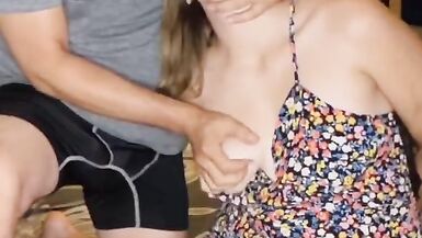 Girl duct taped and touched - 8 image
