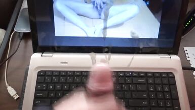 My friends masturbate and cum on my wife's used panties - 15 image