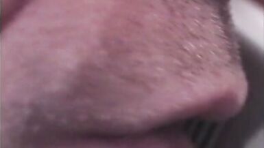 Panty hose wearing slut loves feather duster tickling - 2 image