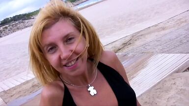 Blonde milf gets her ass fucked by a big cock - 1 image