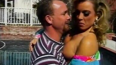 Blonde mulf sucks down a huge cock on her knees - 4 image