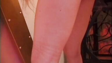 Cute brunette teen gets bound and hurt - 9 image