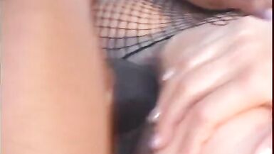 Killing blonde girl enjoys giant black dick inside her holes - 11 image