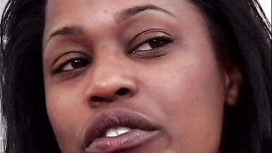 Black slut is giving blowjob and getting dogystyle banging - 3 image