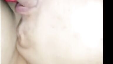 She loves the cum in her face and mouth - 6 image