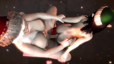 Mrs. Claus Plays with her Elf - 3 image