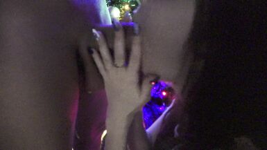 Lustful wife sucks near the Christmas tree - 7 image