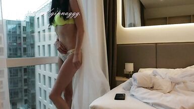 my hot stepmom is trying on juicy panties - 2 image