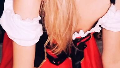 Red Riding Hood fucks herself with a dildo - 1 image