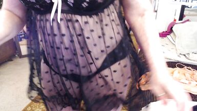 V 718 Première vidéo de 2022, DawnSkye Sexy modelant des nuisettes et des culottes pour vous - 7 image