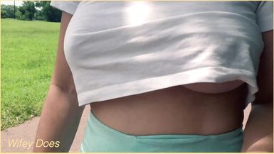 Moglie amatoriale allaperto nudo jogging pubblico | Risky pubblico osare - 14 image