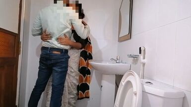 Fucking my Secretary in the Office Bathroom - 1 image