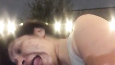 She suck that dick outside - 10 image