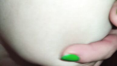 Mom Cum in Pantyhose after Intensive Rubbing - 2 image