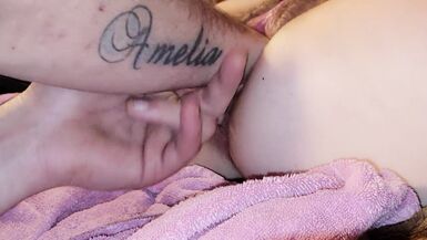 Wrecking her slut pussy with my fists - 5 image
