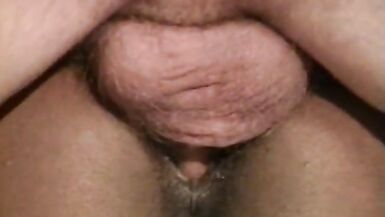 Black chick shows off her tits to seduce the white guy - 12 image