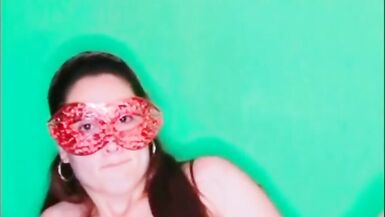 sexy mil latina make stripteace show with yellow dress - 15 image