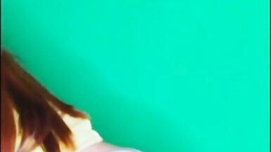 sexy mil latina make stripteace show with yellow dress - 6 image