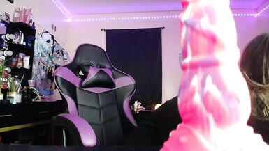 Taking PHAT dildo on webcam - 3 image