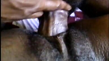 Black cock is sucked hard by ebony babe