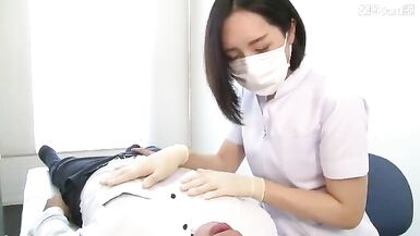 Japanese Dentist Handjob - Dentist Wear the Mask & Gloved Handjob @ Zeenite