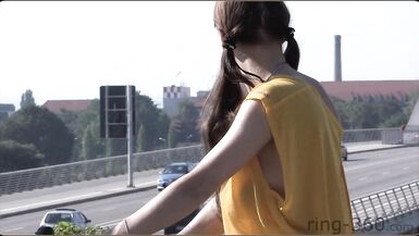 Ring-360 Riding a Bike with Tits out - 2 image