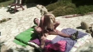 MomsWithBoys - Hot Blonde MILF having Trouble Swallowing Big Cock - 4 image