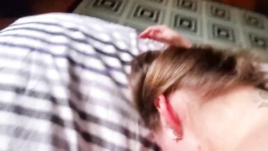My MILF pussy got pounded hard from behind after throating his cock Came so deep inside me Stacey38G - 13 image