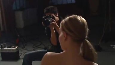 Male photographer takes pictures of five blondes fucking - 6 image