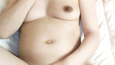 Sexy pregnant milf finger her hairy pussy - 11 image