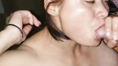 Asian MILF Wife Blowjob HD - 10 image