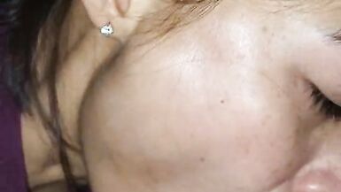 Asian MILF Wife Blowjob HD - 9 image