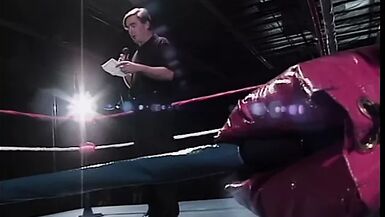 Two girls challenge for the cock sucking title in box ring - 1 image