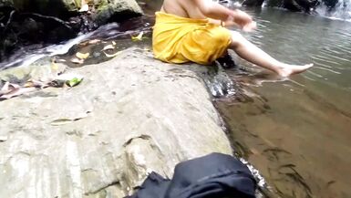 Sonali Bhabhi Showing Her Big Ass In Jungle XXX Ass Show - 2 image