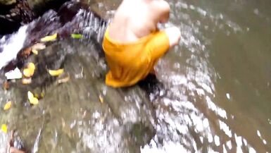 Sonali Bhabhi Showing Her Big Ass In Jungle XXX Ass Show - 3 image