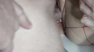 ASMR CLOSE UP PUSSY FUCK. SENSUAL. CREAMPIE - 15 image