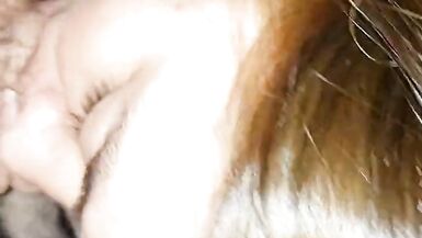 Asian Wife MILF Masturbating Her Tits and Hairy Pussy - 4 image