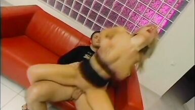 Inexperienced blonde teen with a great rack fucks a hard cock in her - 8 image