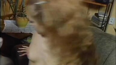 Cute inexperienced redhead in stockings gets ass fucked, takes load - 8 image