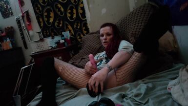 Naughty Milf watches horse cock & knots & squirts everywhere! - 8 image
