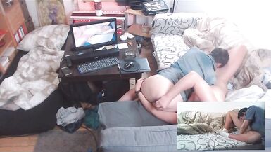 My stepmom caught me jerking off to family porn - 13 image