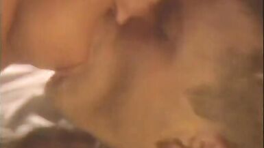 Sexy blondie gives a huge cock a blowie on the big bed - 13 image