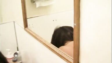 Bitch masturbate in the toilet when hunk comes to fuck her - 15 image