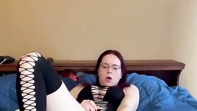 Solo play in lingerie - 5 image