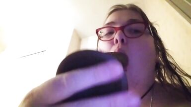Bbw fucking and sucking bbc dildo - 14 image