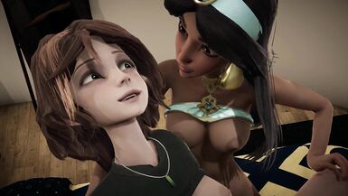 Milf Aunt Cass gets creampied by Futanari Teen Jasmine