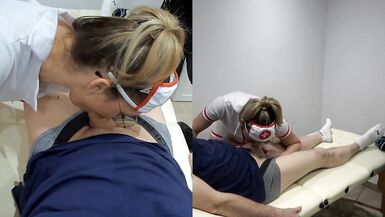 Sexy nurse is treating my ankle - 6 image