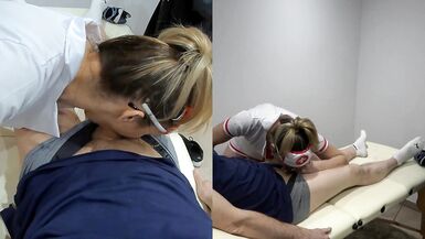 Sexy nurse is treating my ankle - 7 image
