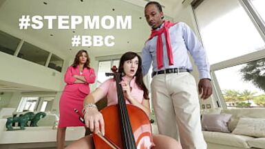 BANGBROS - Music Teacher Charlie Mac Teaches Paris Lincoln And Her Stepmom Kitana Flores A Lesson - 1 image